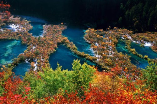 九寨溝十、十一月旅游-九寨溝浪漫彩林游